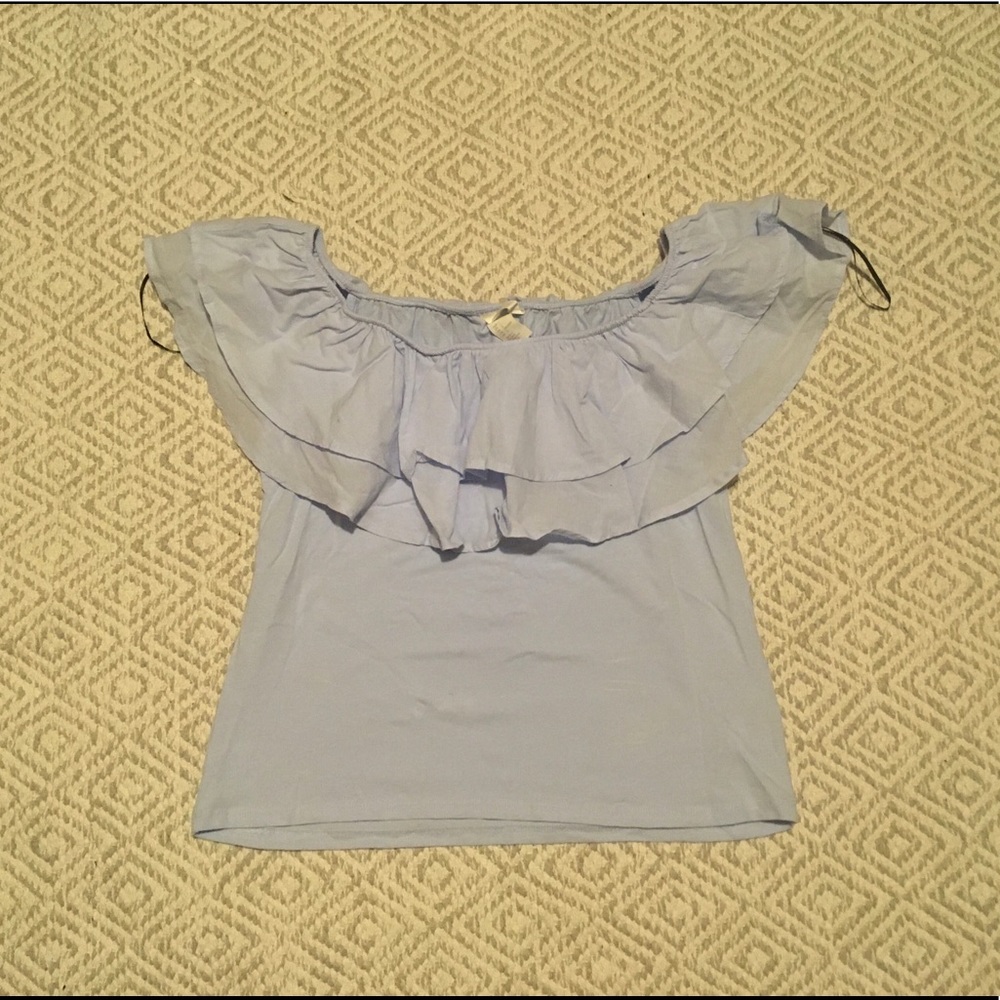 H&M Ruffled Top- Size Large - Picture 3 of 3